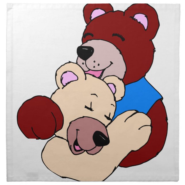 Cuddly Bears Napkin (Front)