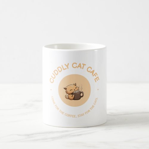 Cuddly Cat Caf Coffee Mug