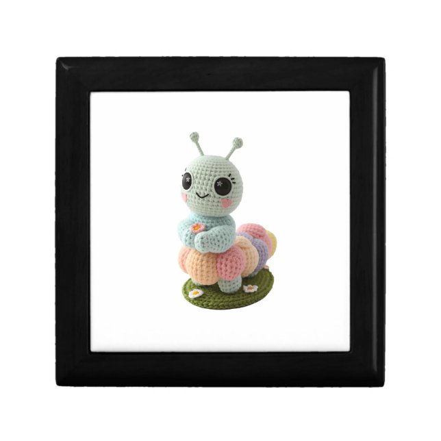 Cuddly Caterpillar A Whimsical Crochet Friend T-Sh Gift Box (Front)