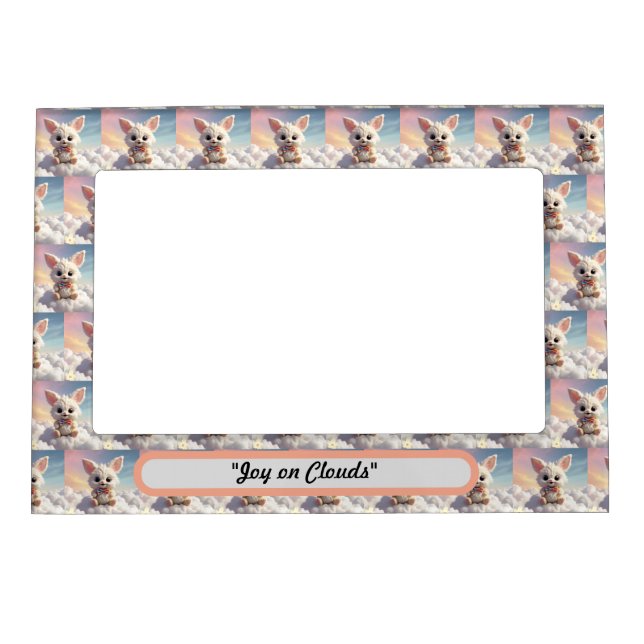 "Cuddly Cloud Creature" Magnetic Frame (Front)