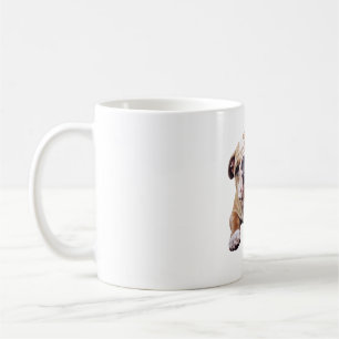 Cuddly English Bulldog Cub - Sweet Wrinkled Puppy Coffee Mug