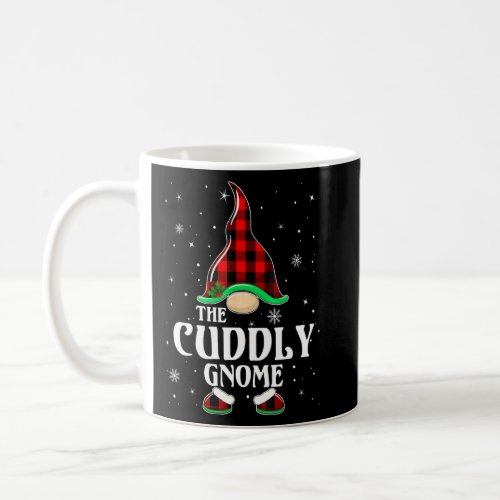 Cuddly Gnome Buffalo Plaid Matching Family Christm Coffee Mug