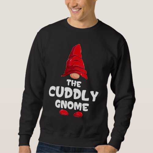 Cuddly Gnome Matching Family Group Christmas Party Sweatshirt