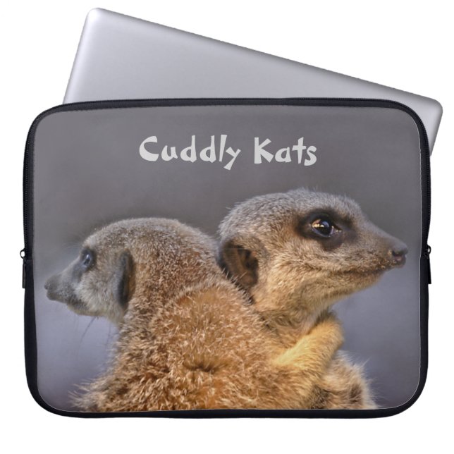 Cuddly Kats Laptop Sleeve (Front)
