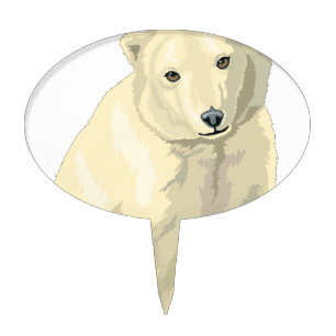 Cuddly  Polar Bear Cake Topper