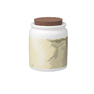 Cuddly  Polar Bear Candy Jar