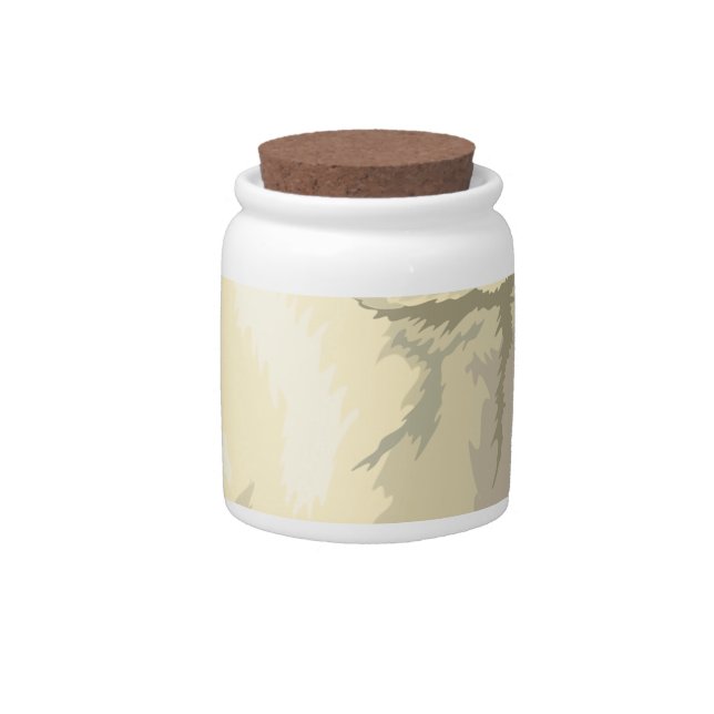 Cuddly  Polar Bear Candy Jar (Front)