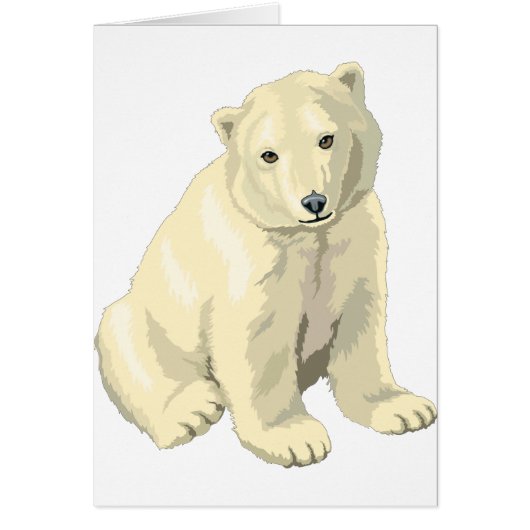 Cuddly Polar Bear Cards (Front)