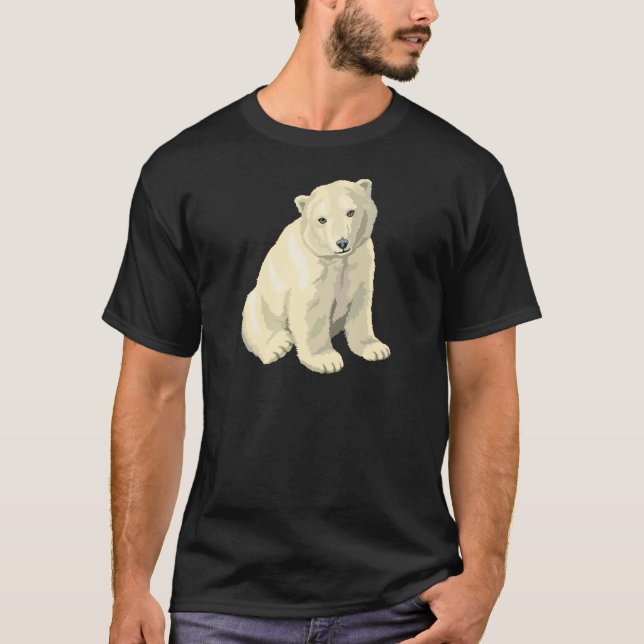 Cuddly  Polar Bear T-Shirt (Front)