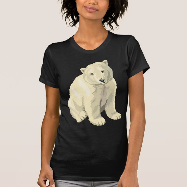 Cuddly  Polar Bear T-Shirt (Front)