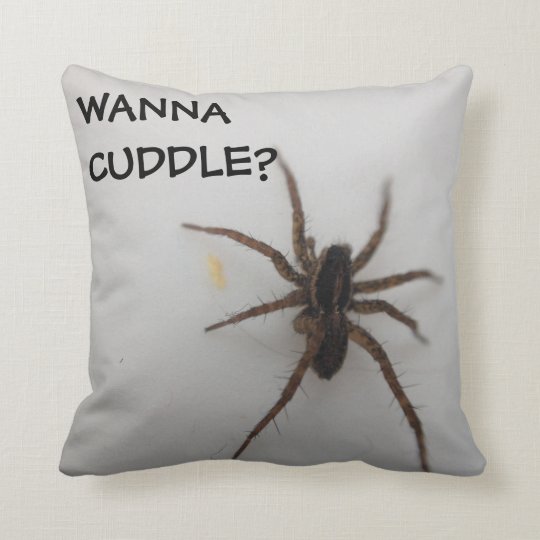 giant stuffed spider pillow