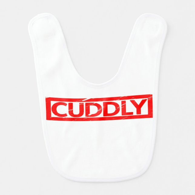 Cuddly Stamp Baby Bib (Front)