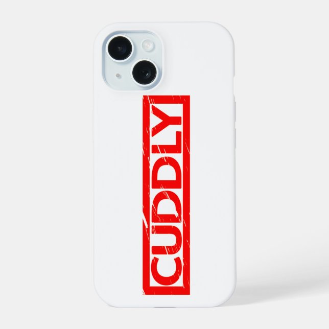 Cuddly Stamp Iphone Case (Back)
