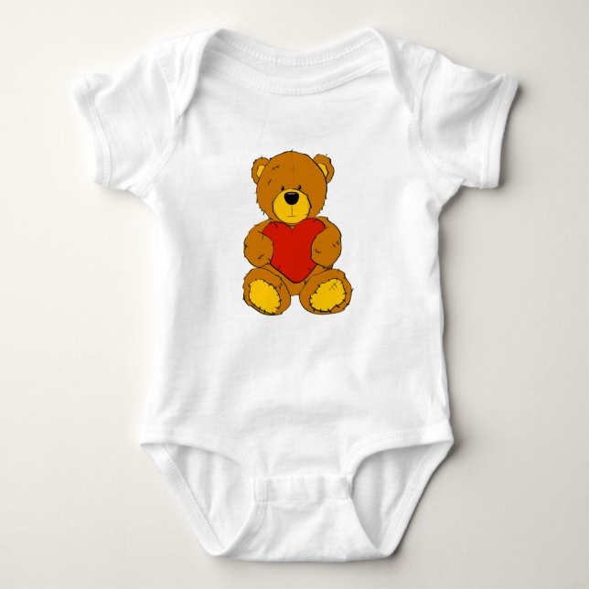Cuddly Teddy Baby Bodysuit (Front)