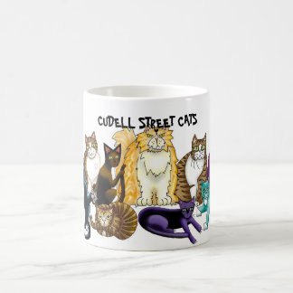 CUDELL STREET CATS COFFEE MUG