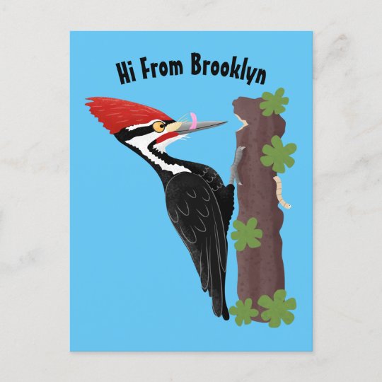 pileated woodpecker cartoon