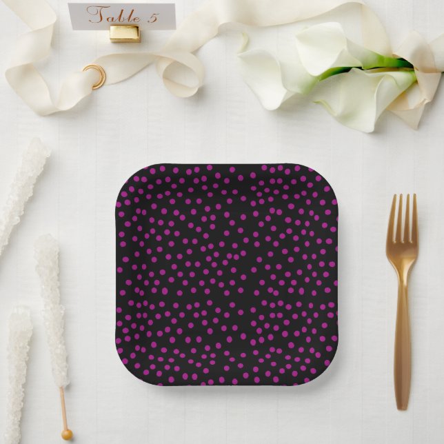 Cue Halloween  Paper Plates (Wedding)