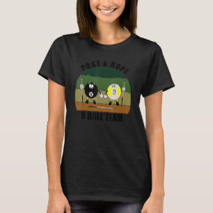 Cue Sports Pool Billiards Team Poke & Hope 9 Ball T-Shirt