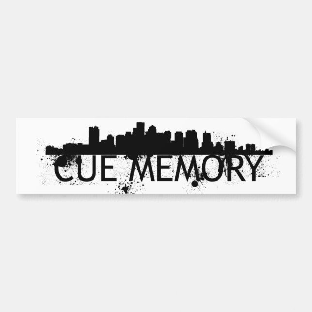 Cue-The-City Bumper Sticker (Front)
