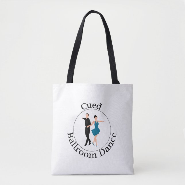 Cued Ballroom Dance Medium Shoulder Bag (Front)