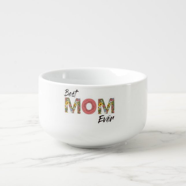 Cuenco de sopa best mom soup mug (Front)