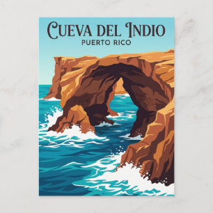 Cueva del Indio Puerto Rico Postcard