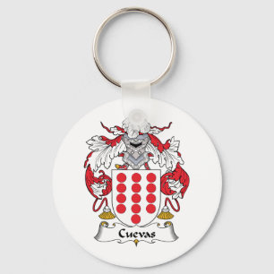 Cuevas Family Crest Keychain