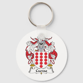 Cuevas Family Crest Keychain