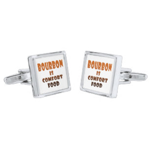 CUFF LINKS - BOURBON is Comfort Food
