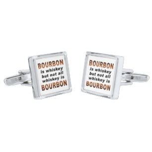CUFF LINKS - Not All Whiskey Is BOURBON!