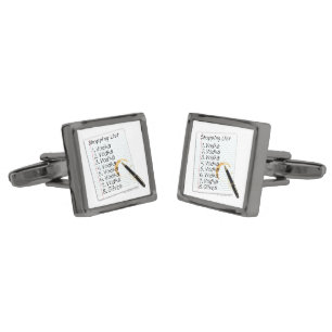CUFF LINKS - VODKA SHOPPING LIST