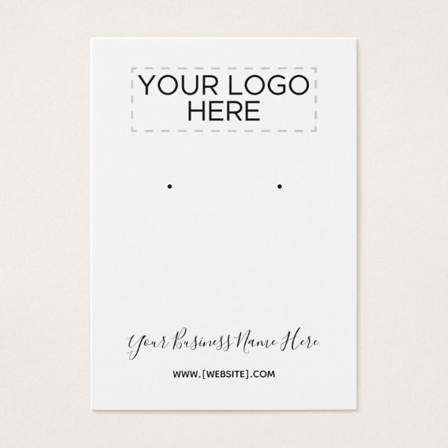 Cufflink Display Card (Front)