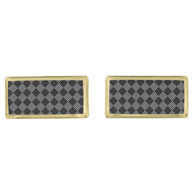 Cufflinks Black Diamond (Front)