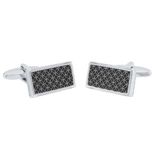 Cufflinks Black & White Circles
