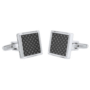 Cufflinks Black & White Circles