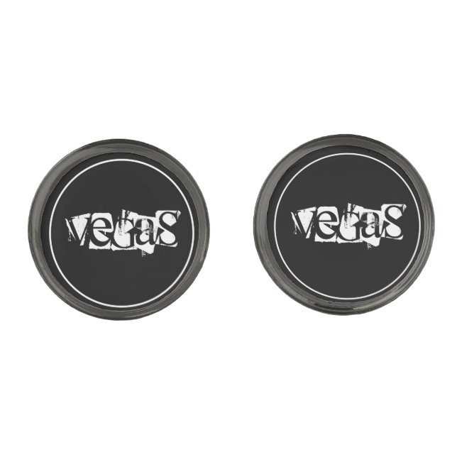 Cufflinks By Ties & Cuffs-Vegas (Front)