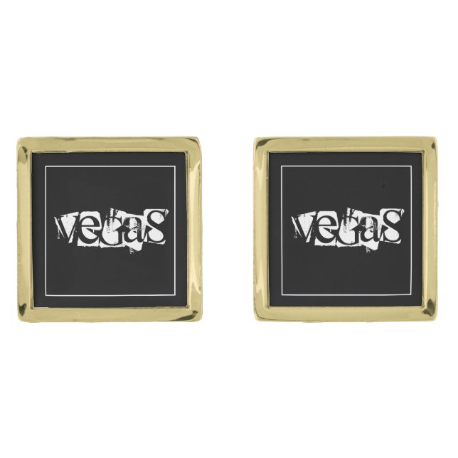 Cufflinks By Ties & Cuffs-Vegas (Front)