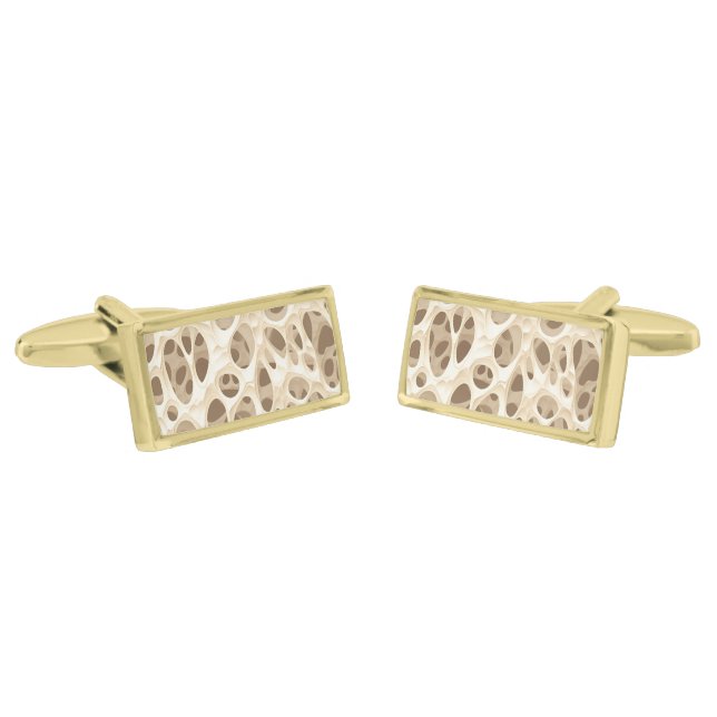 Cufflinks Leopard Print (Angled)