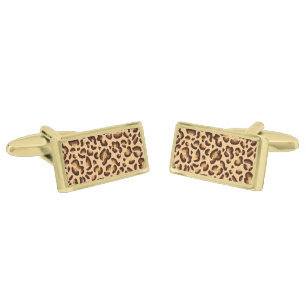 Cufflinks Leopard Print
