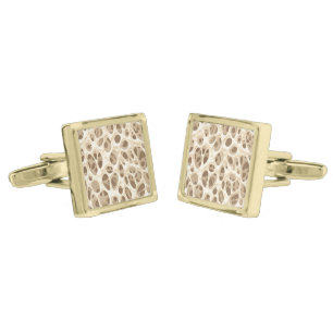 Cufflinks Leopard Print