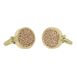 Cufflinks Leopard Print