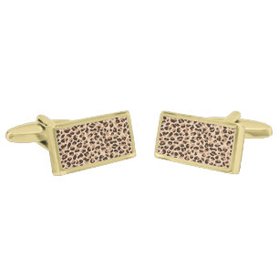 Cufflinks Leopard Print
