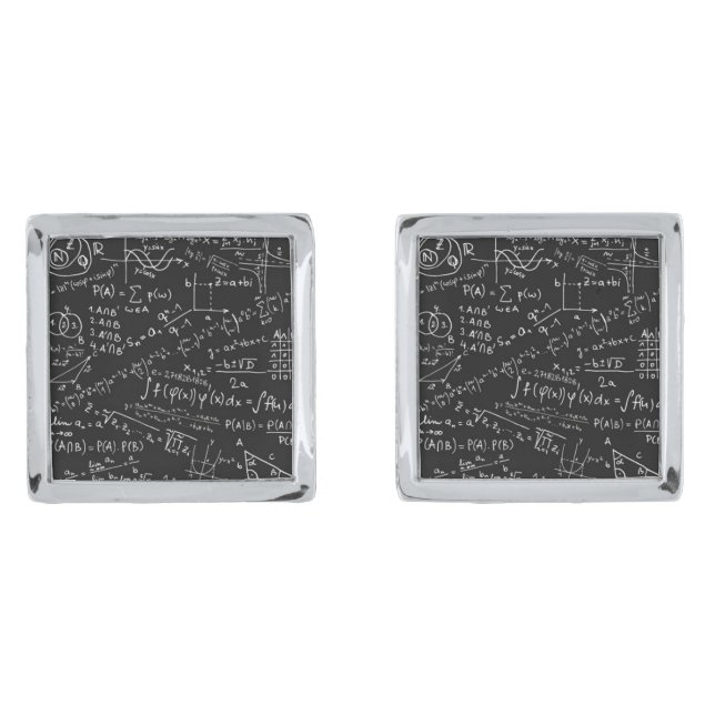 Cufflinks - Math Formula (Front)