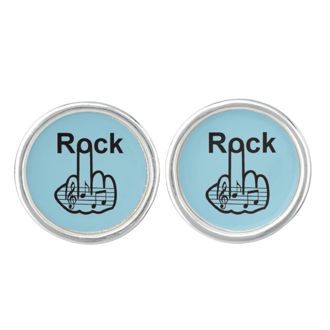 Cufflinks Rock Flip (Front)