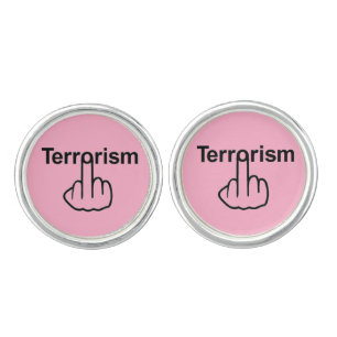 Cufflinks Terrorism Flip