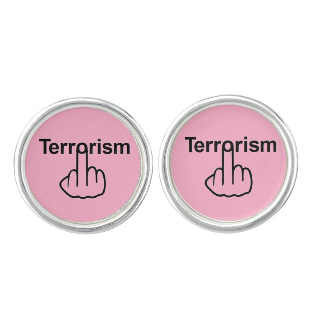 Cufflinks Terrorism Flip (Front)
