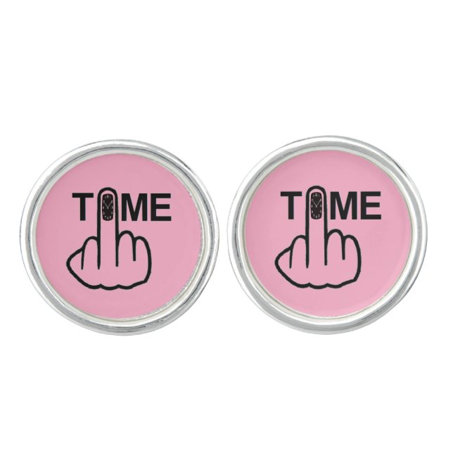 Cufflinks Time Flip (Front)