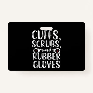 Cuffs Correctional Nurse RN Prison Nursing Medical Badge