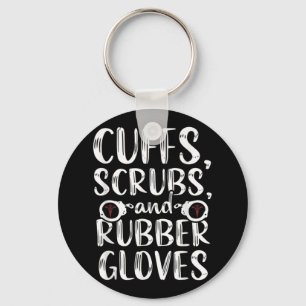 Cuffs Correctional Nurse RN Prison Nursing Medical Keychain