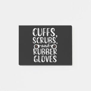 Cuffs Correctional Nurse RN Prison Nursing Medical Post-it Notes